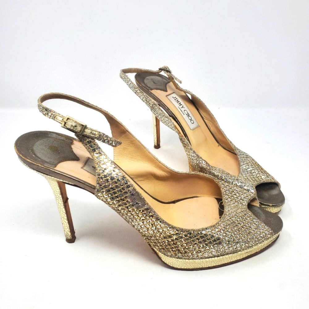 Jimmy Choo Champagne Pumps